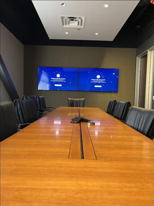 A Bakersfield business boardroom fitted out by Kalieb Designs